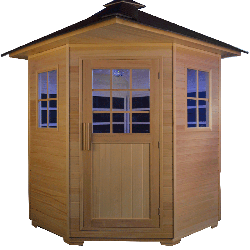 Outdoor Infrared Sauna Carbon Heaters, Outdoor Steam Room Uk