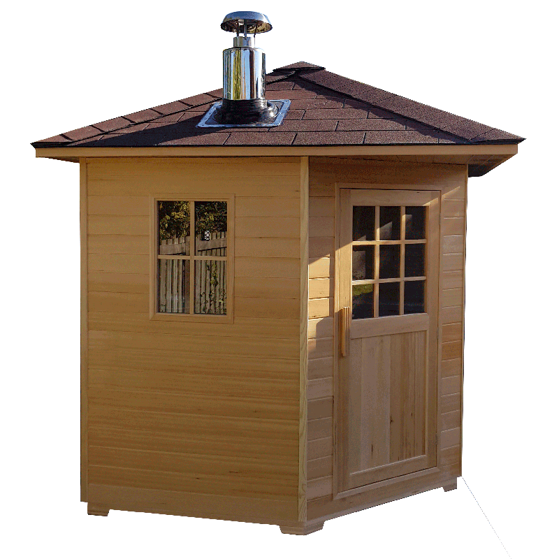 Large 4 5 Person Outdoor Traditional Sauna 6kw Stove