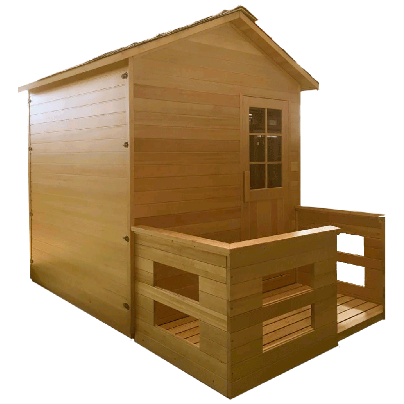 4 5 Person Outdoor Traditional Sauna With 8kw Stove 4 5 Person Outdoor Traditional Sauna, Outdoor Steam Room Uk