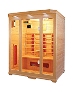 Three Person Infrared Sauna With Ceramic Heaters