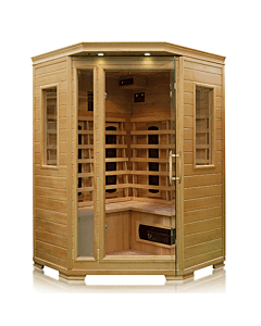Three Person Corner Infrared Sauna