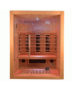 3 Person Far Infrared Sauna With Ceramic Heaters
