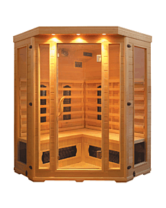 Three Person Corner Infrared Sauna