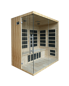 Four Person Infrared Sauna With Carbon Heaters