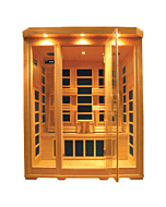 Three Person Infrared Sauna With Carbon Heaters