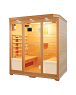 Four Person Infrared Sauna With Ceramic Heaters