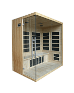 Four Person Infrared Sauna With Carbon Heaters