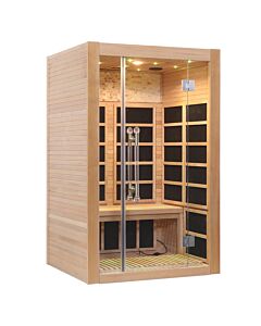 Two Person Infrared Sauna With Carbon Heaters