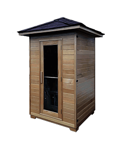 2 Person Outdoor Infrared Sauna With Carbon Heaters