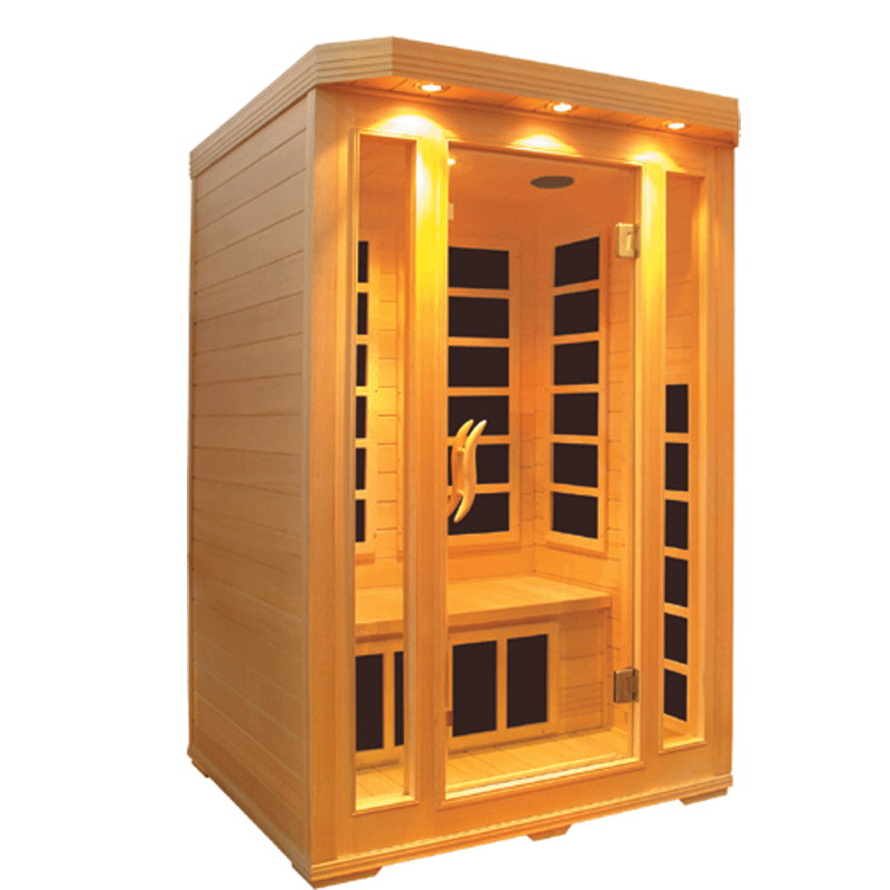 Two Person Infrared Sauna With Carbon Heaters